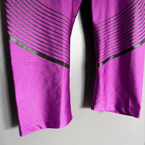 NWT Nike Power Speed Running Capris Tights Cosmic Purple Women's Medium M 801694 - Picture 4 of 14